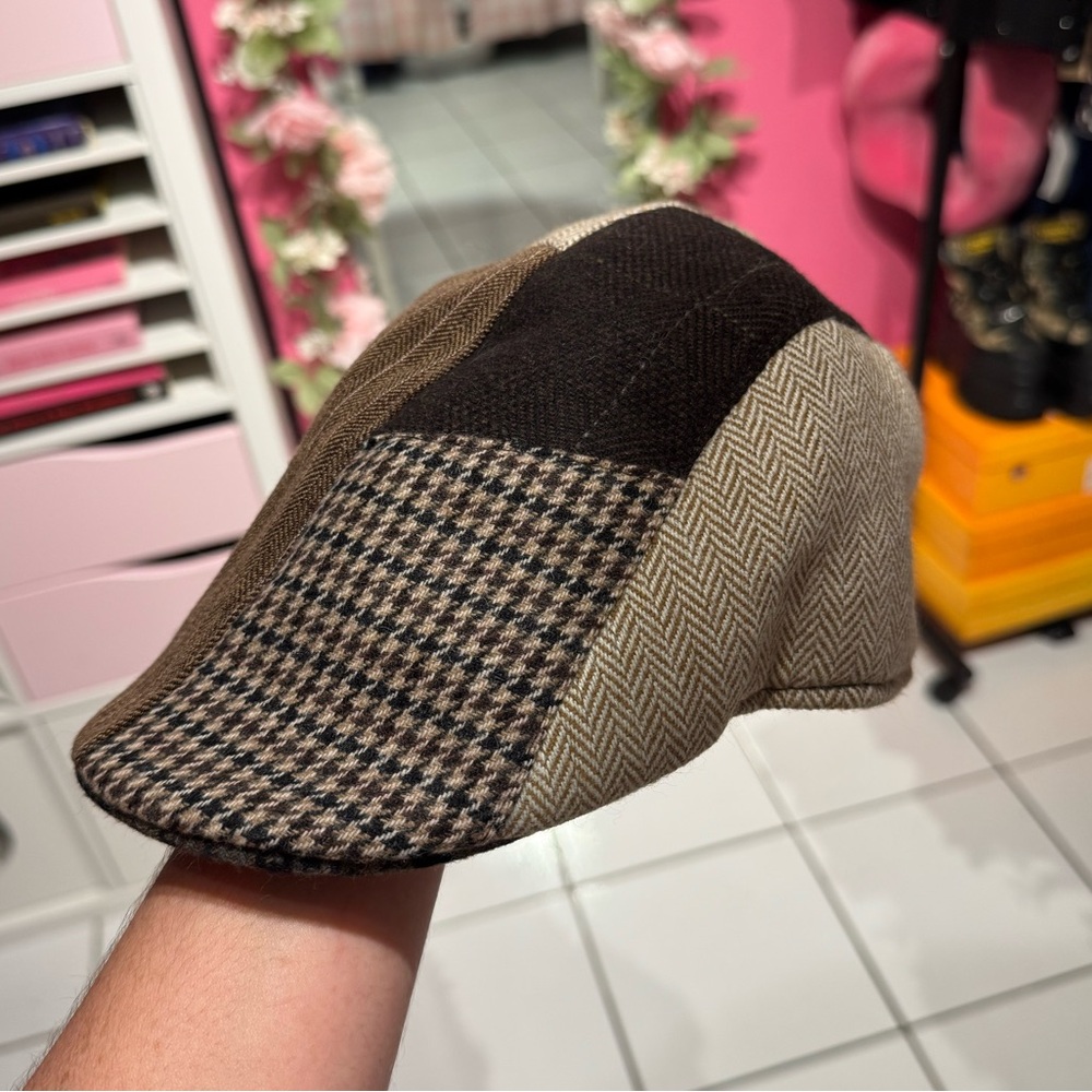 Henschel Patchwork Duckbill Cap Made in Italy